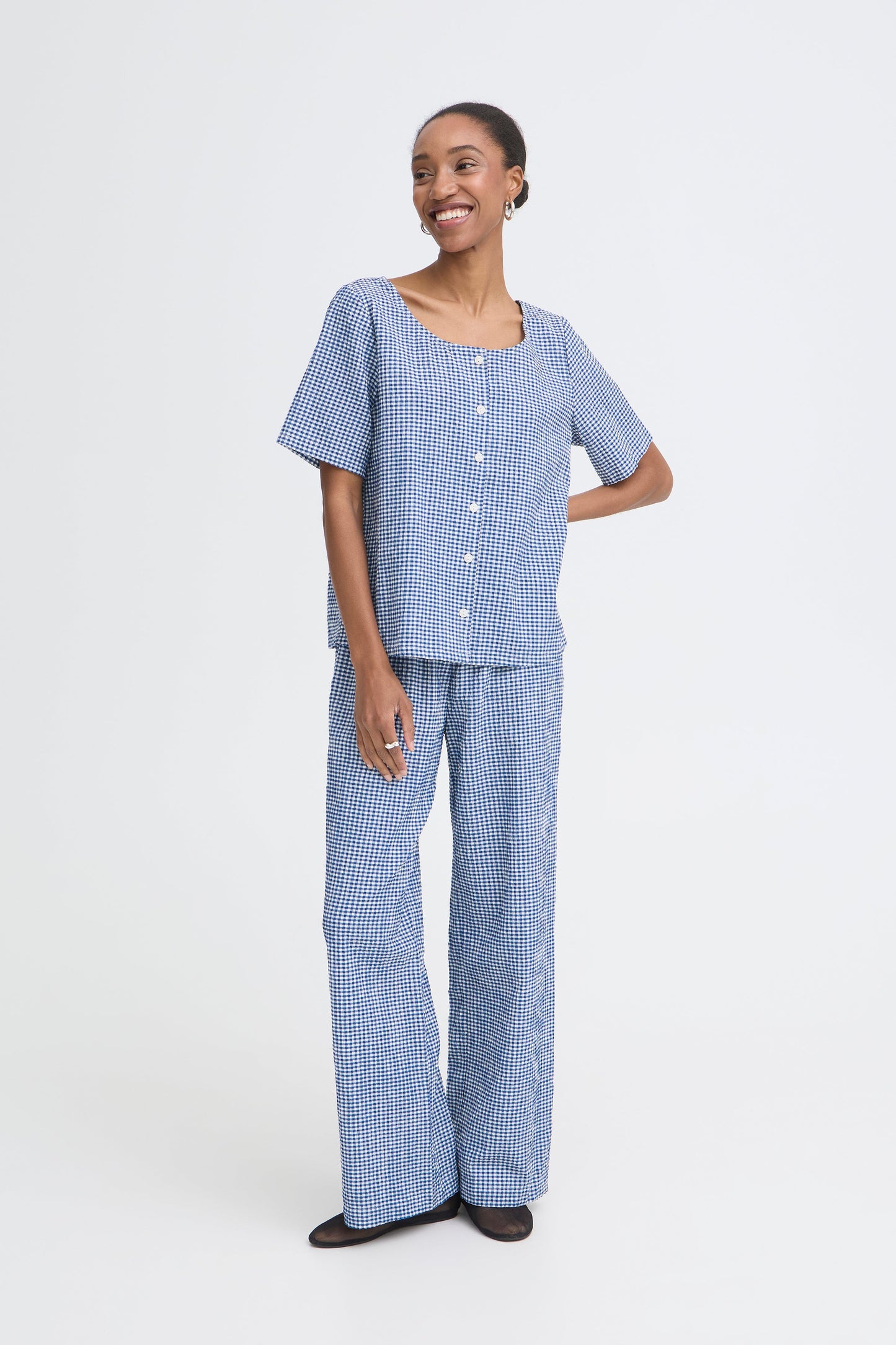Ihjilma Shirt - Blue Gingham