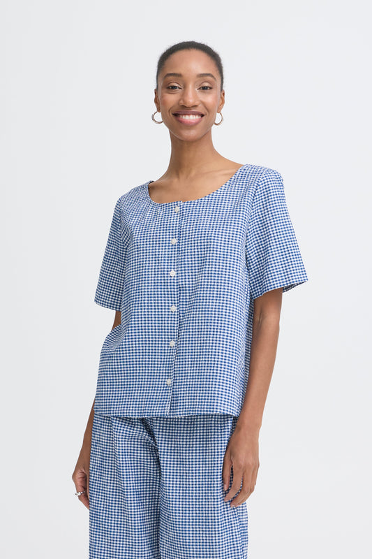 Ihjilma Shirt - Blue Gingham