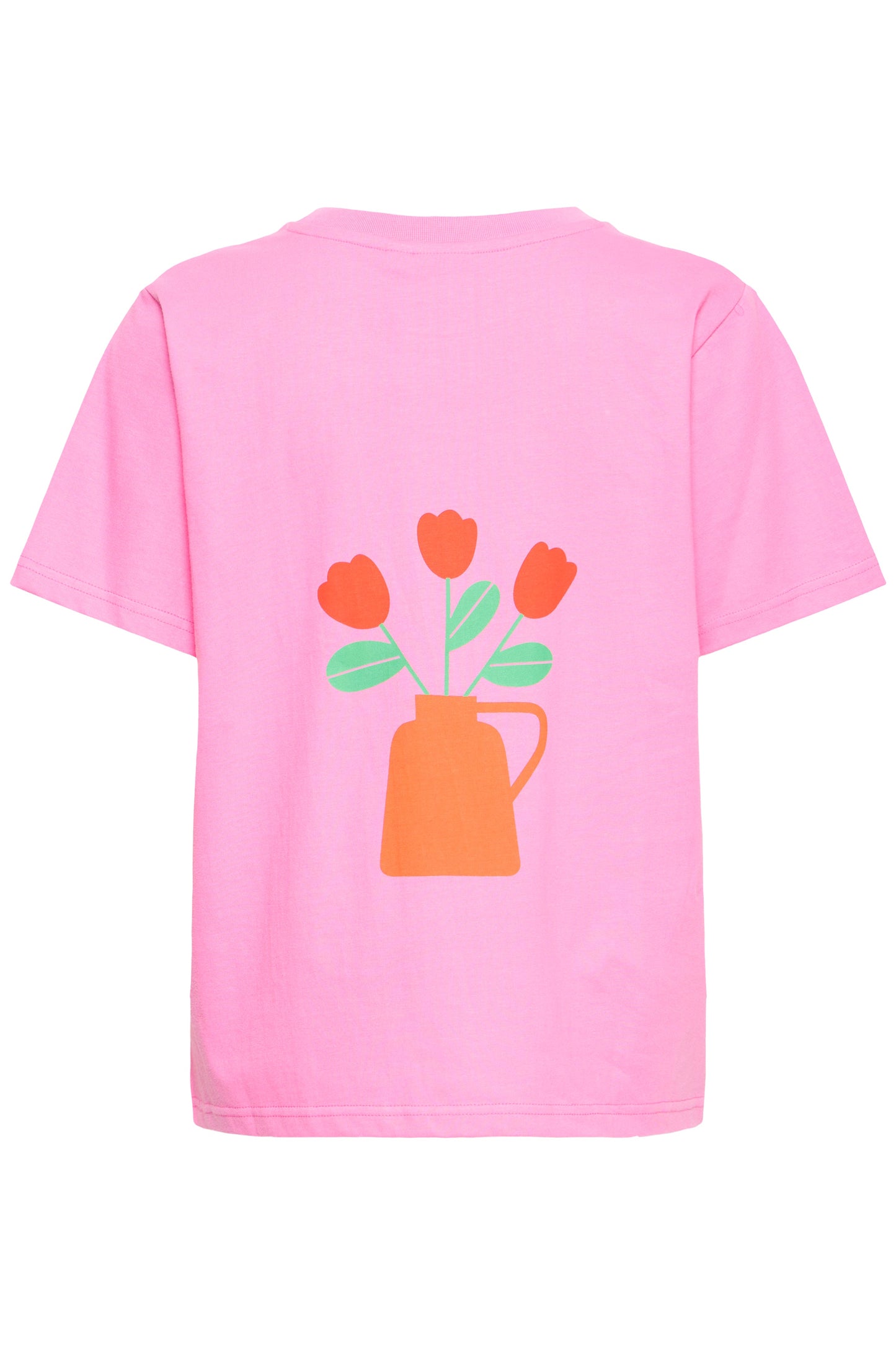 Ihlabette Short Sleeve T-Shirt - Wild Orchid Flower Vase