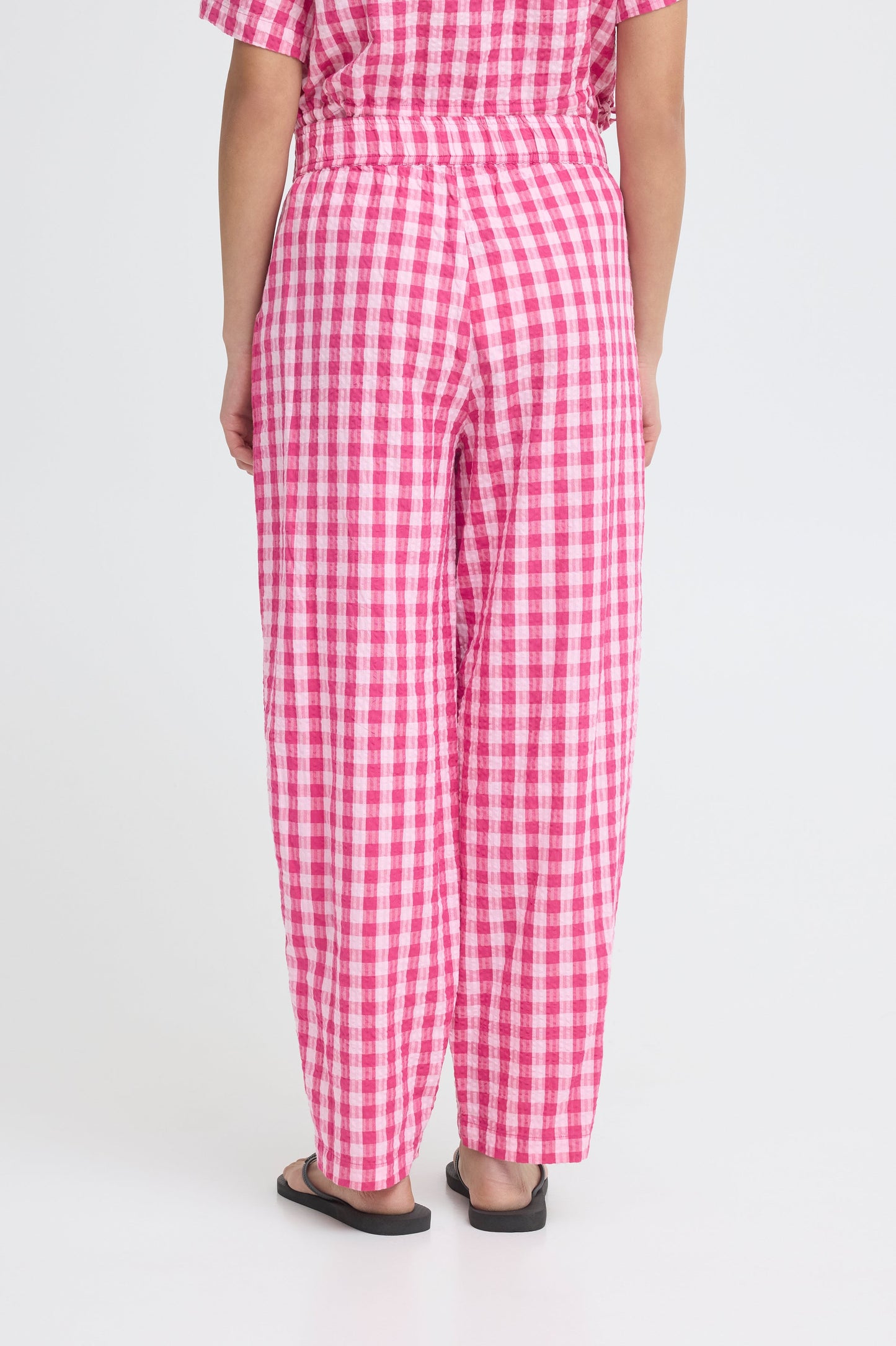 Ihfelicia Trousers - Very Berry Gingham