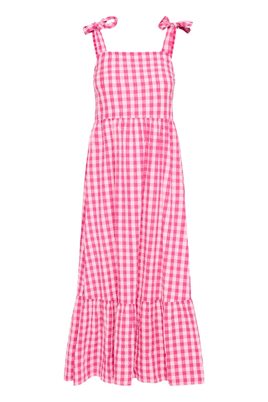 Ihfelicia Dress - Very Berry Gingham