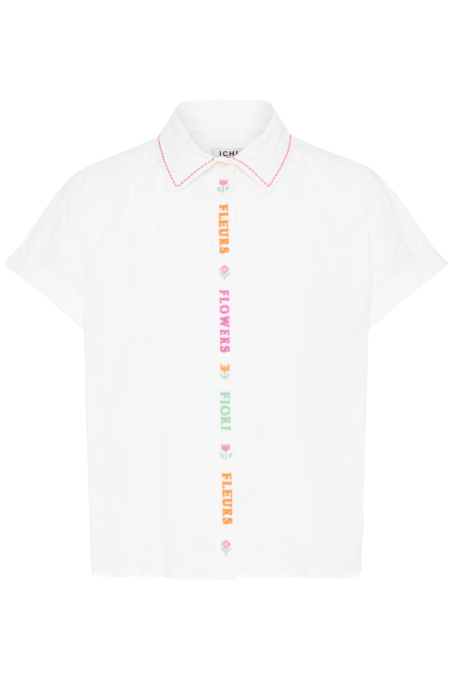 Ihloliva Shirt - White Flowers