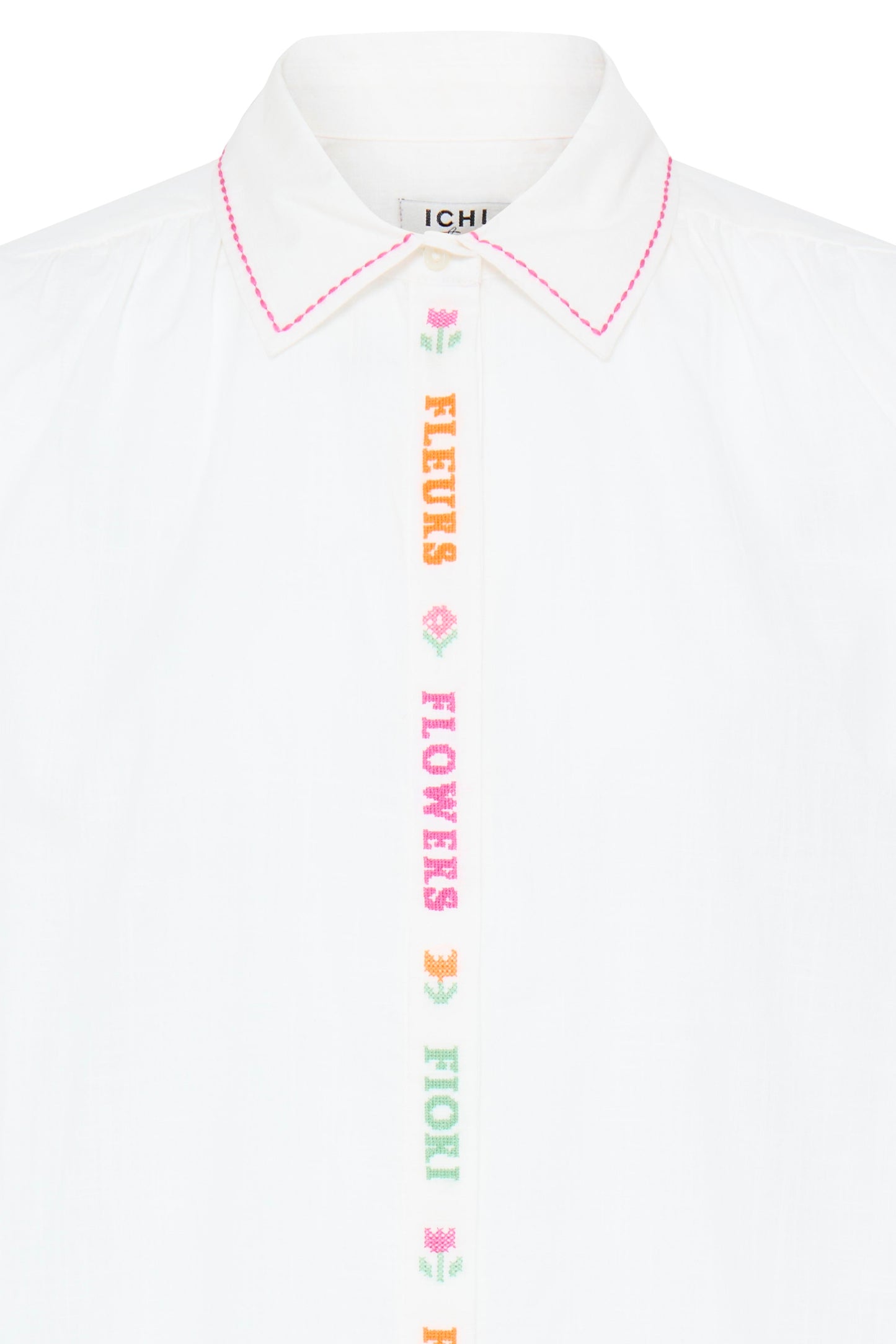 Ihloliva Shirt - White Flowers