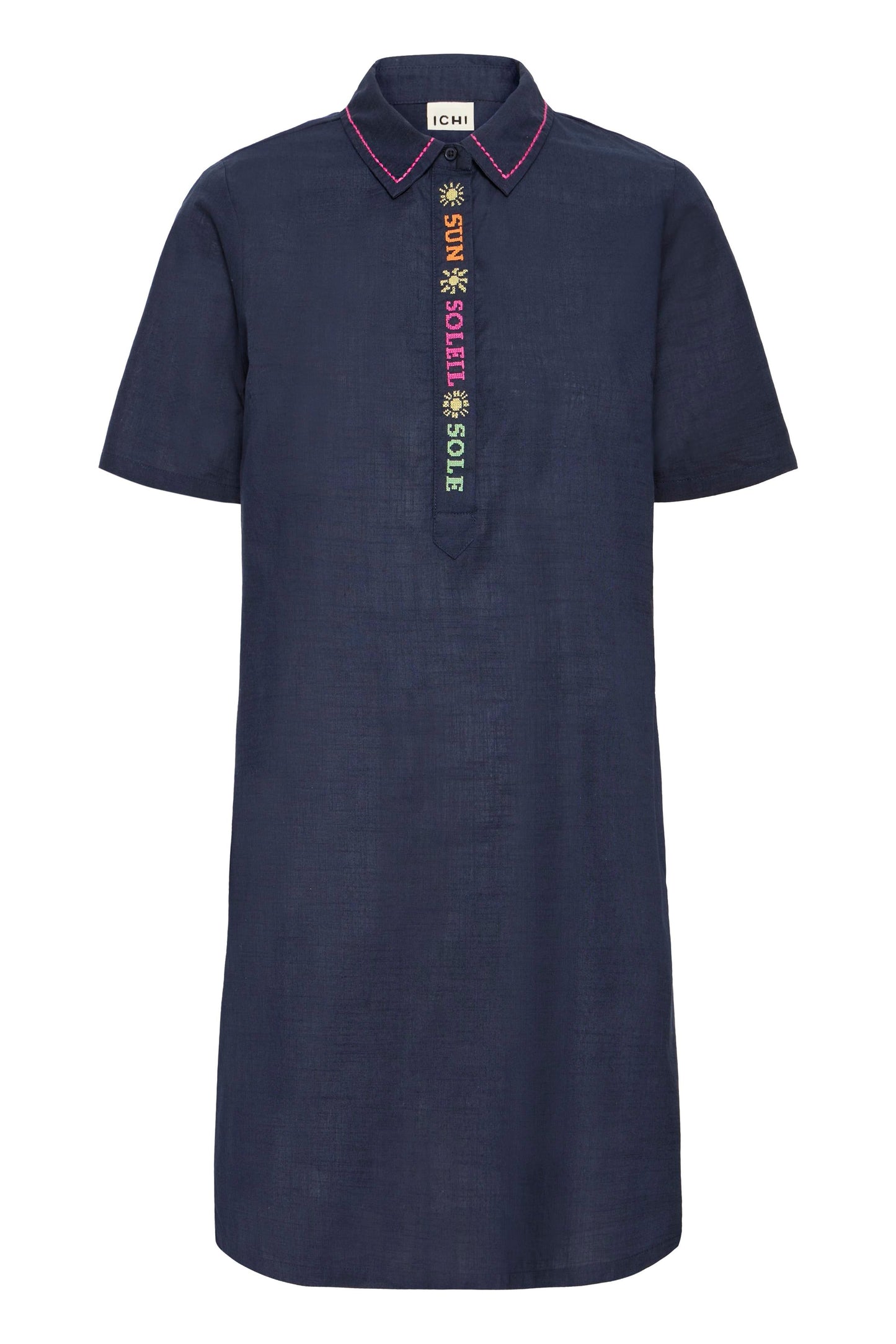 Ihloliva Dress - Navy Sun