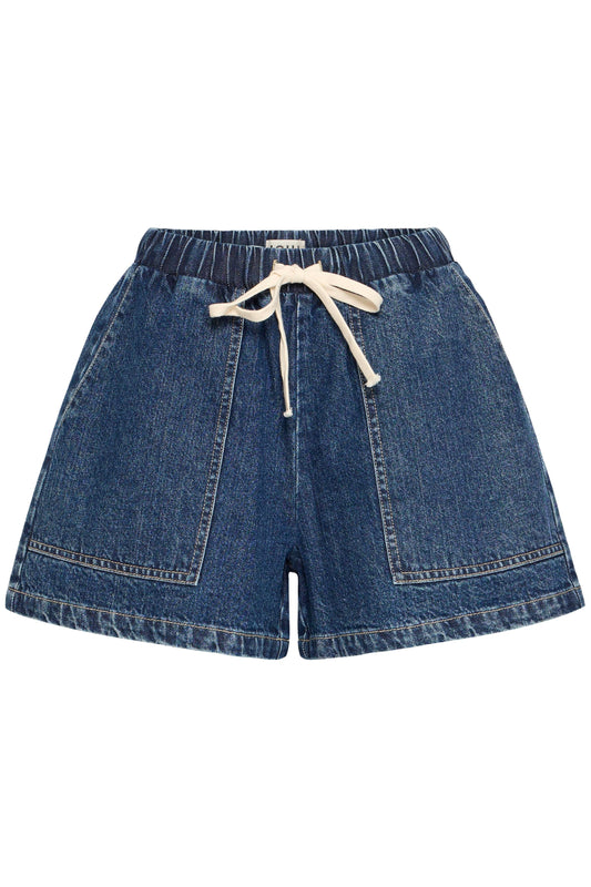 Ihkamina Shorts - Mid Denim
