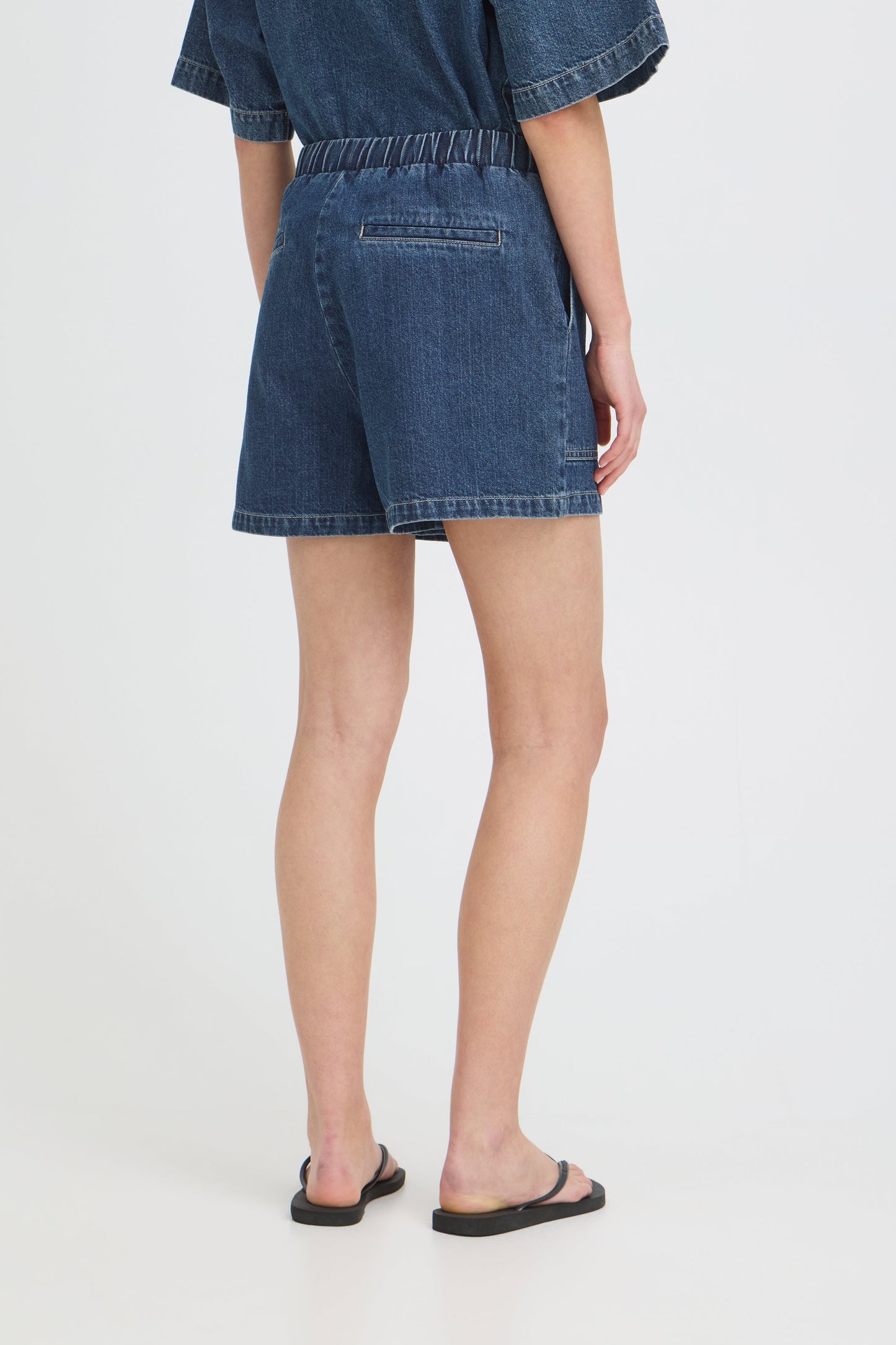 Ihkamina Shorts - Mid Denim