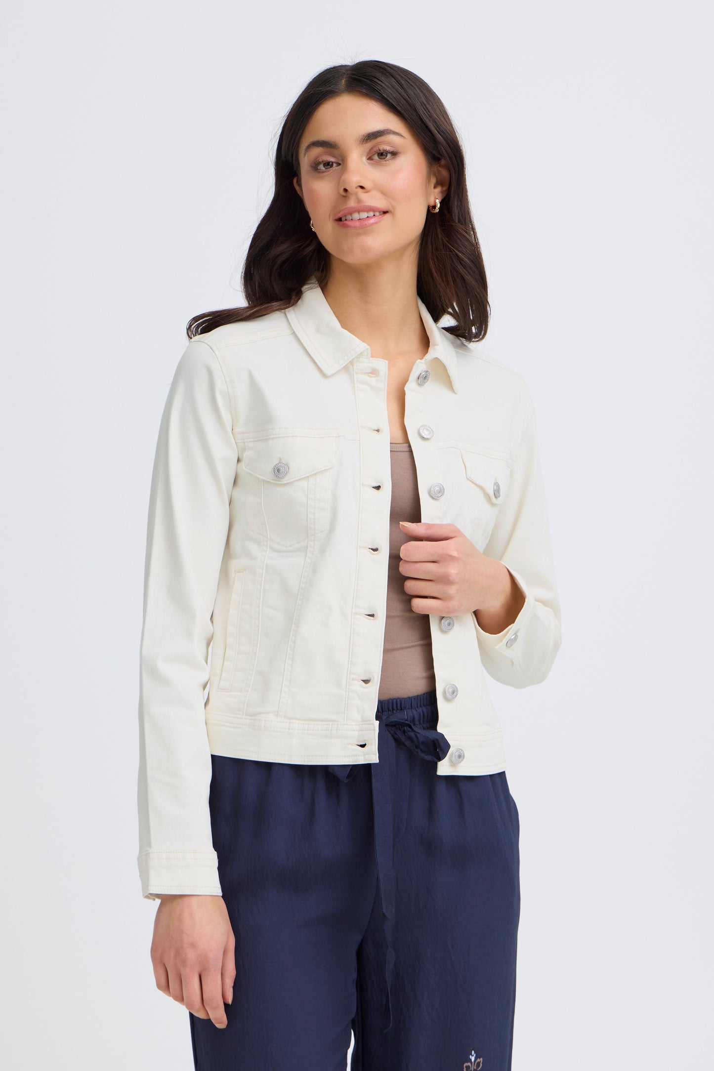 Frtwill Denim Jacket - Whisper White