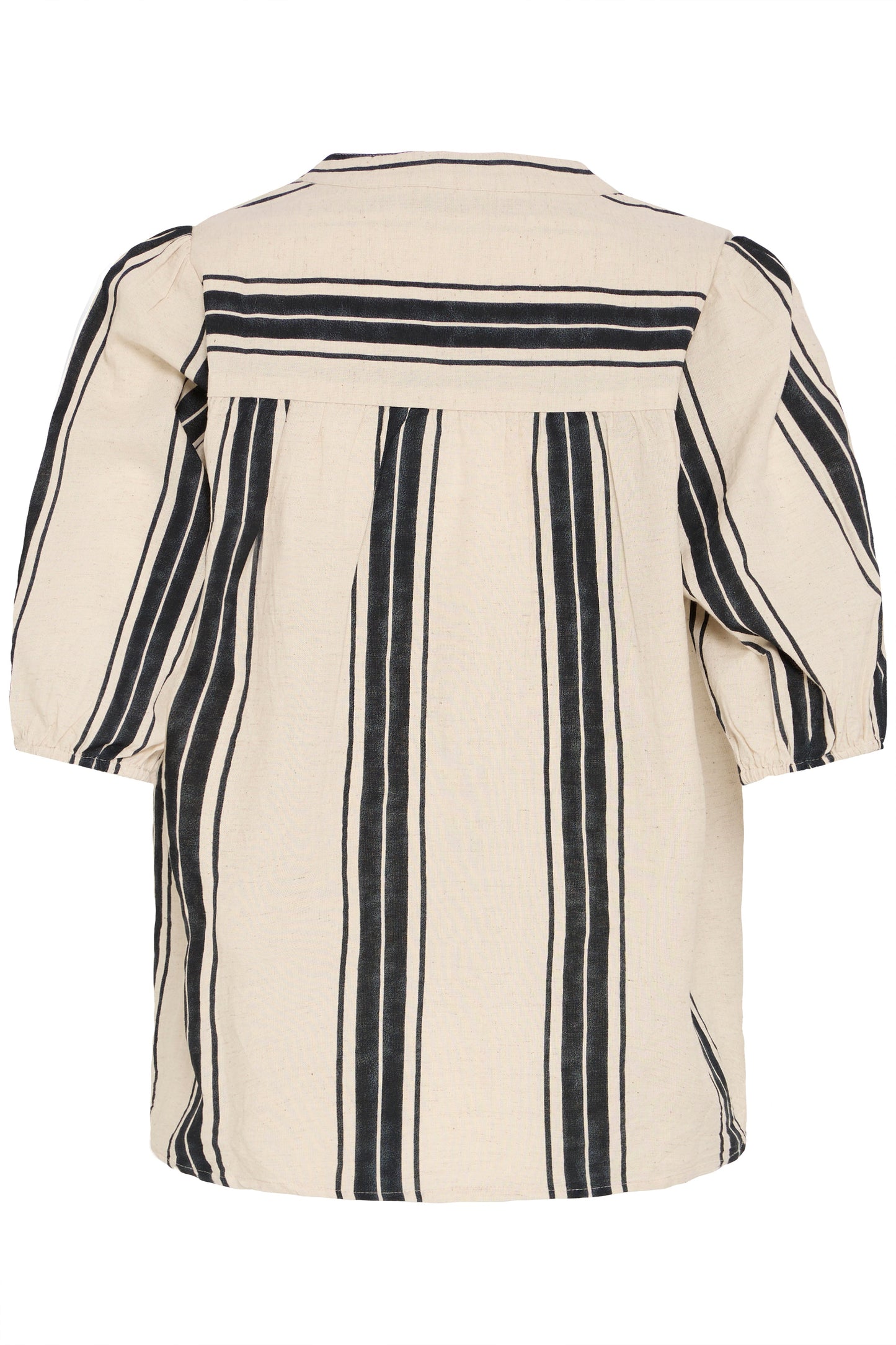 Frmaddie Blouse - Cream Black Wide Stripe