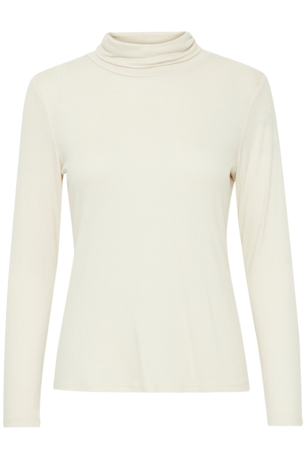 Frregina Cream Roll Neck Jumper
