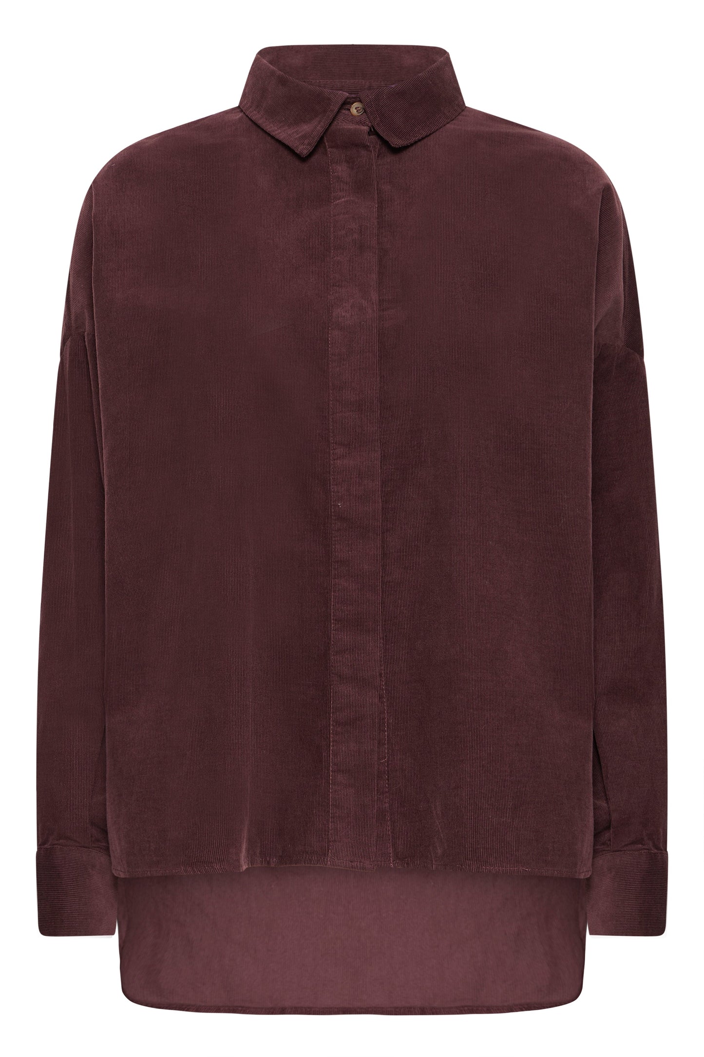 Frcory Cord Shirt - Fudge Burgundy