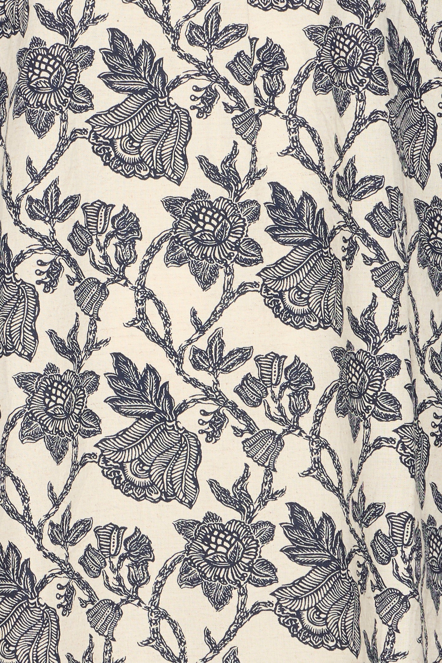 Frmaddie Dress - Cream Navy Bloom