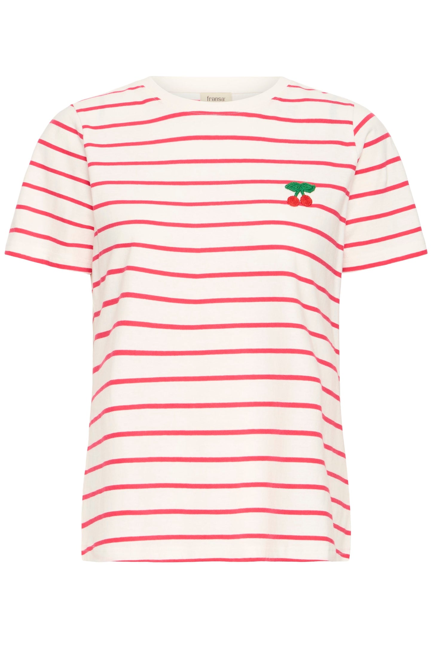 Frtiana Tee - Cherry Pink Stripe