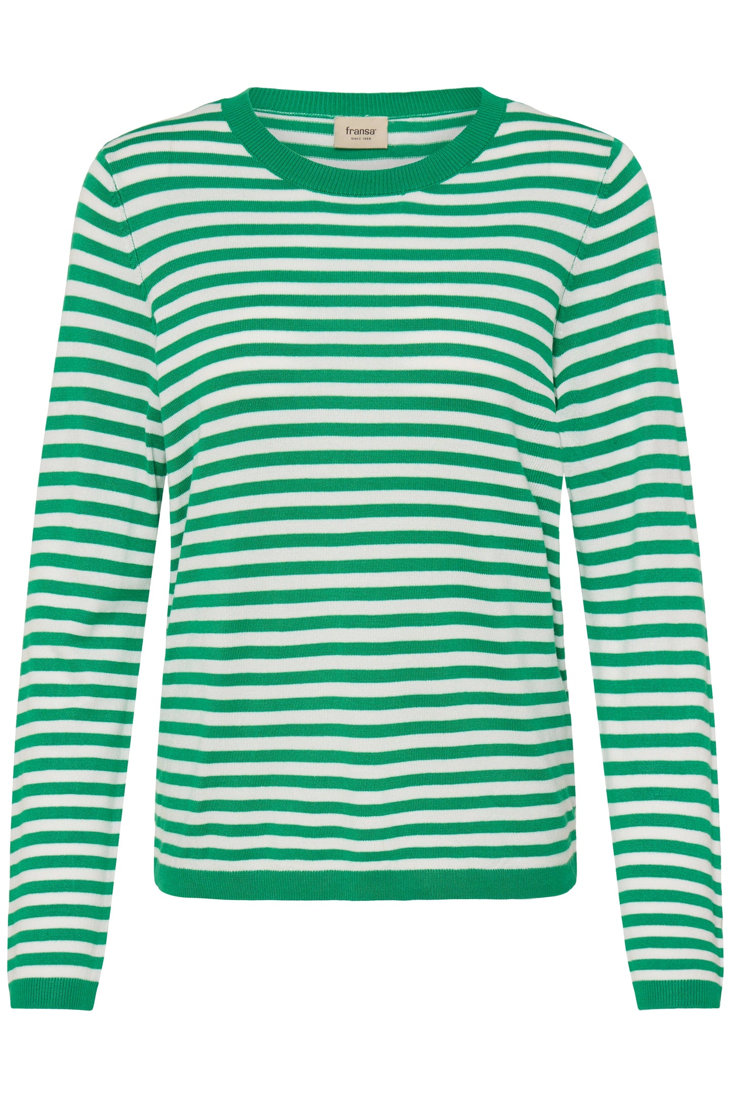 Frmary Pullover - Green Stripe Top