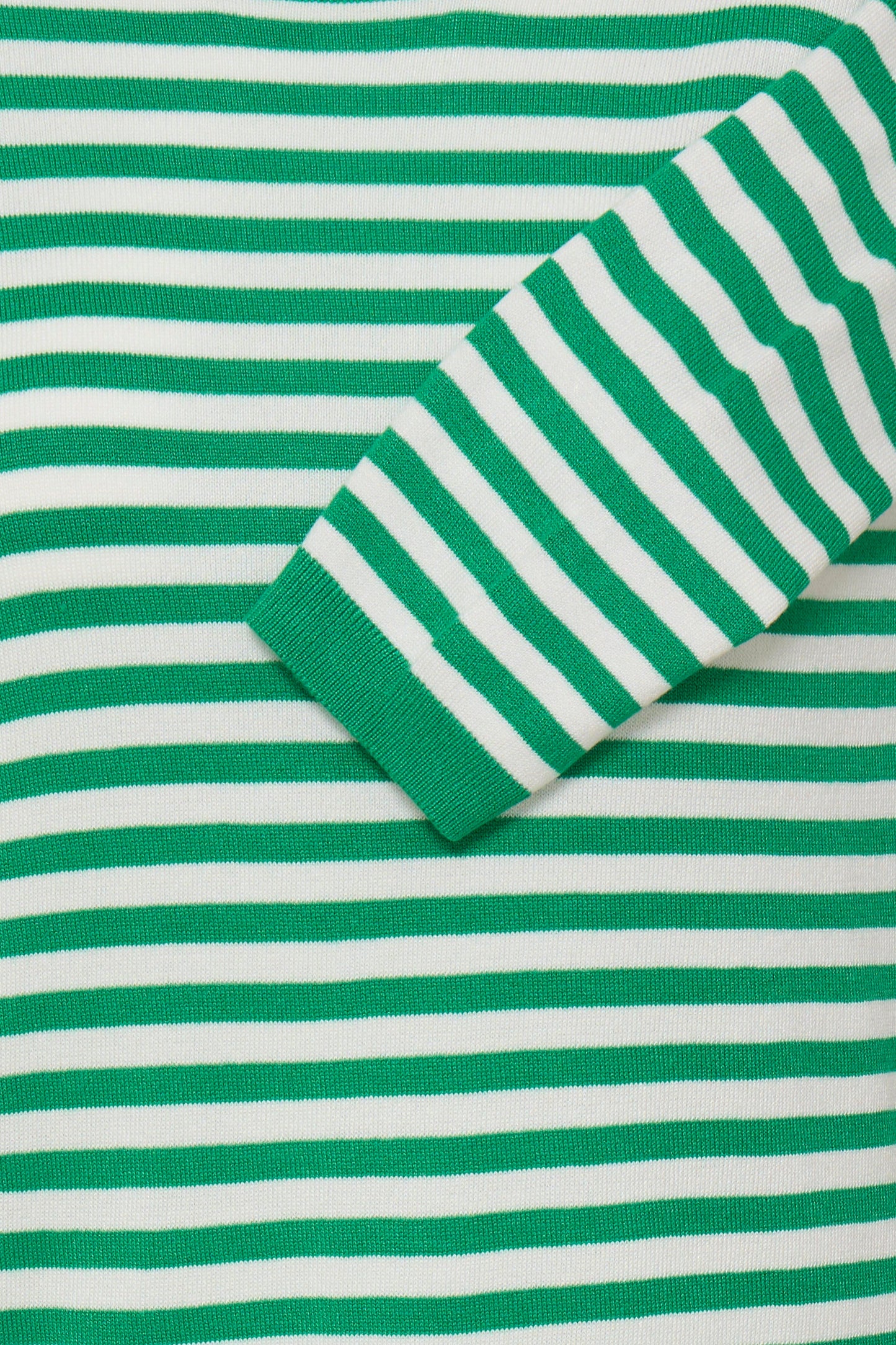 Frmary Pullover - Green Stripe Top