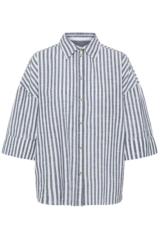 Frphebe Shirt - Navy Stripe