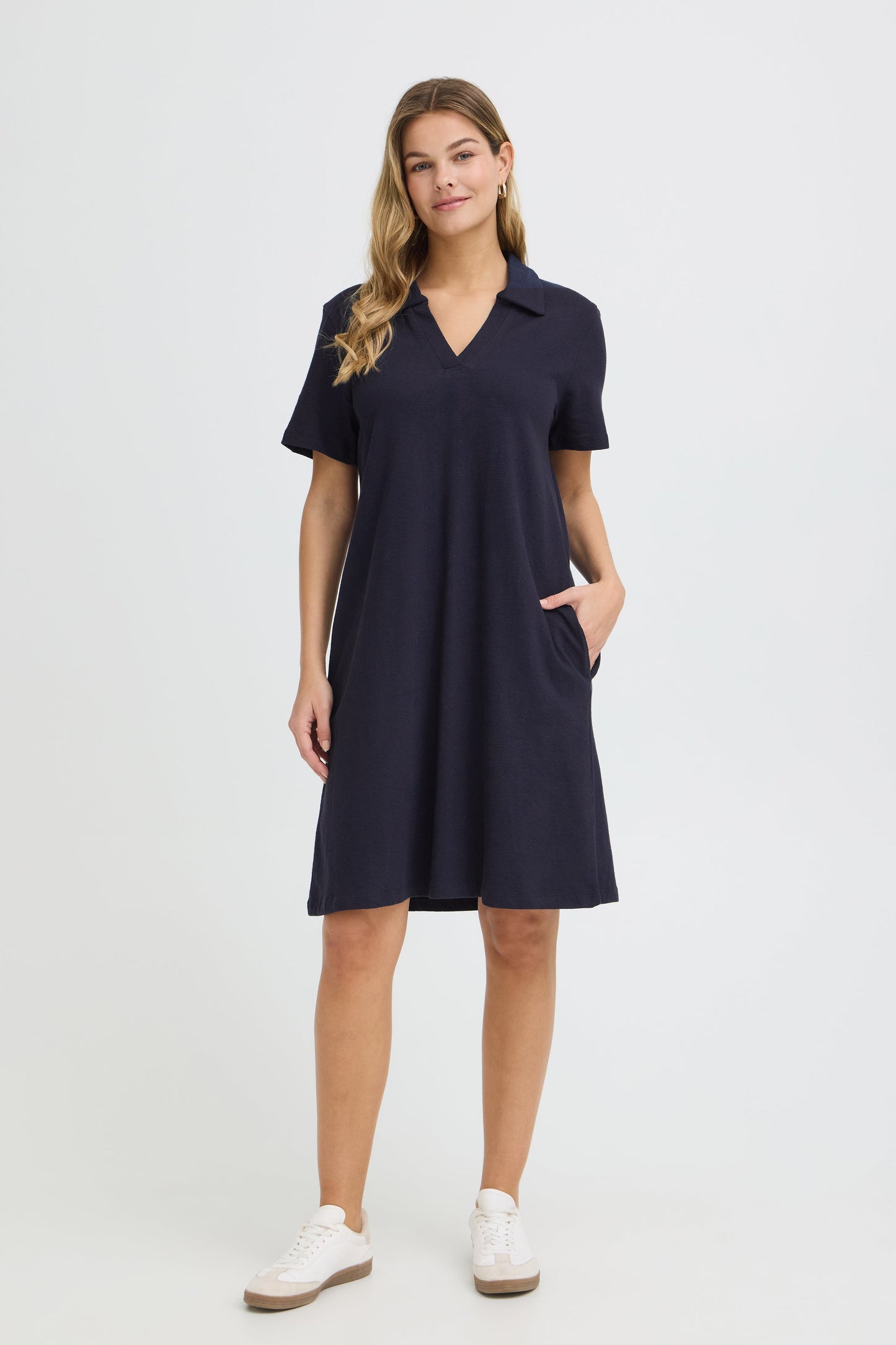 Frfauna Dress - Navy Knit