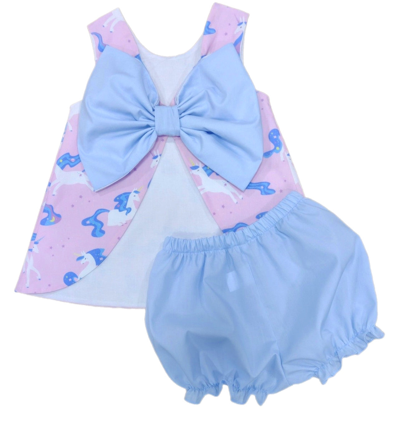 Unicorn Bow Back Set by James and Lottie