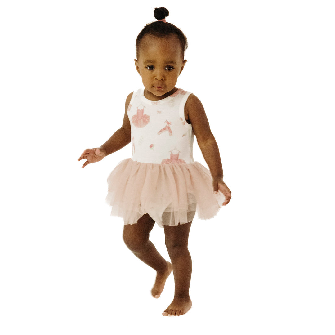 Ballet Things Tank Tutu Bodysuit by Angel Dear