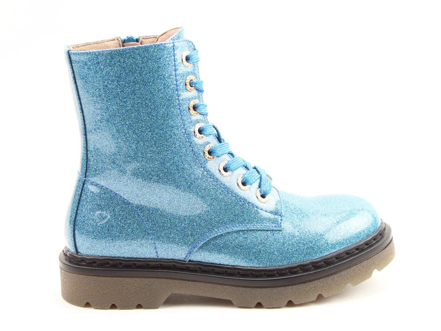 Justina Boots - Blue Glitter
