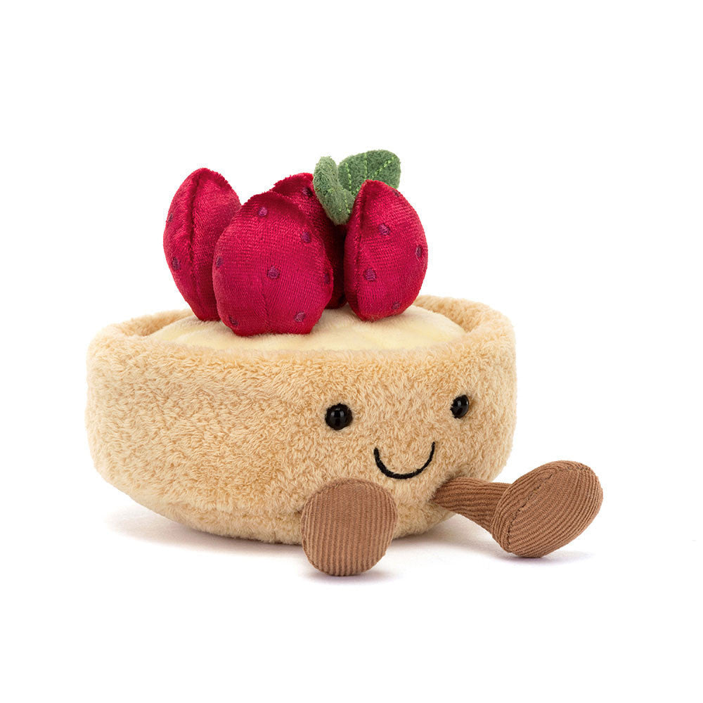 Amuseables Fleurette Tarte Aux Fraises by Jellycat