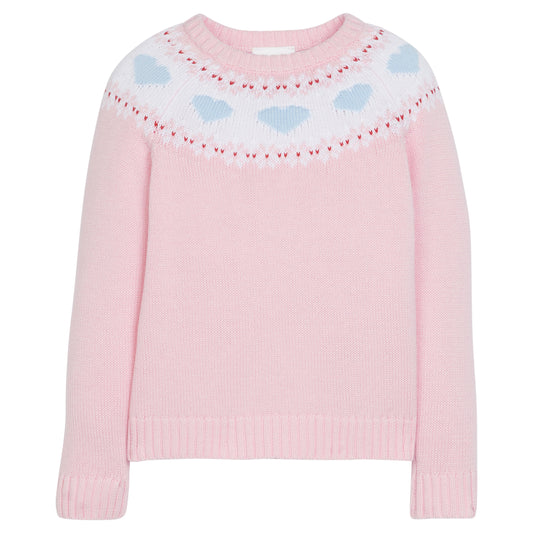 Hearts Fair Isle Sweater by Little English