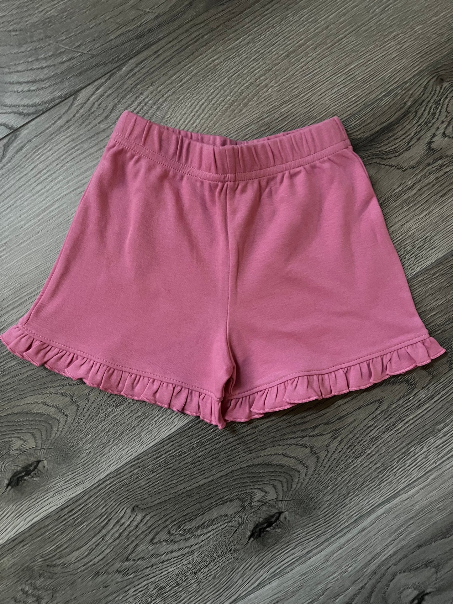 Bubblegum Pink Ruffle Shorts by Luigi Kids