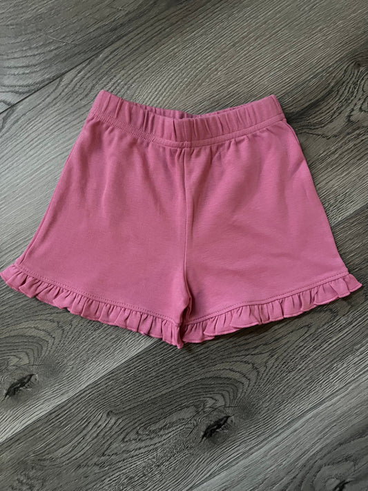 Bubblegum Pink Ruffle Shorts by Luigi Kids