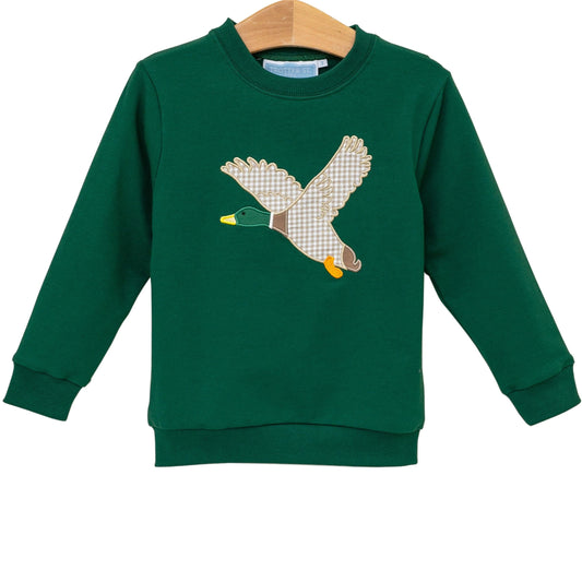 French Terry Pullover - Mallard by Trotter Street Kids