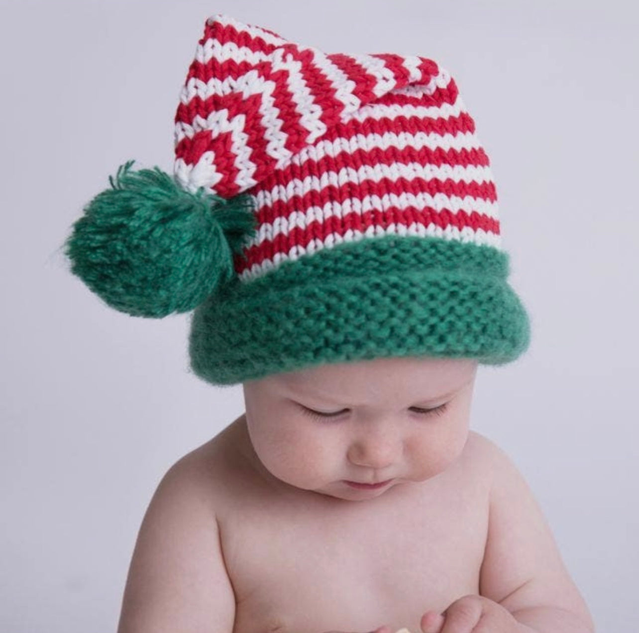 Candy Cane Santa Hat