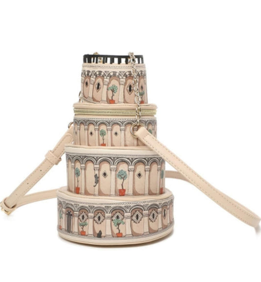 Viva Italia Leaning Tower Bag