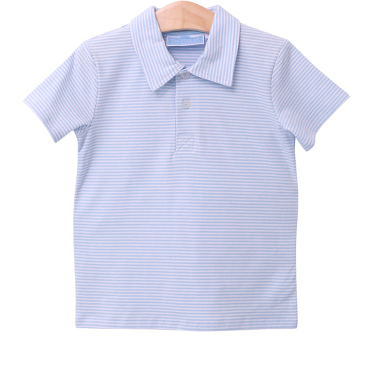 Henry Polo Light Blue Stripe by Trotter Street Kids