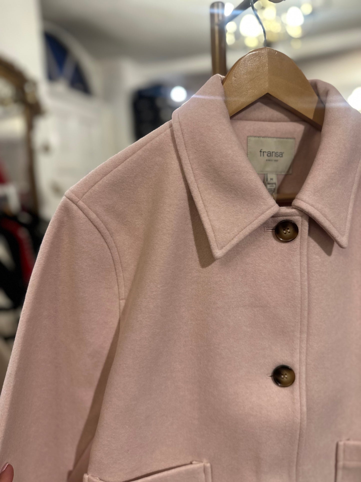Frwilla Jacket 2 - Rose Smoke Melange