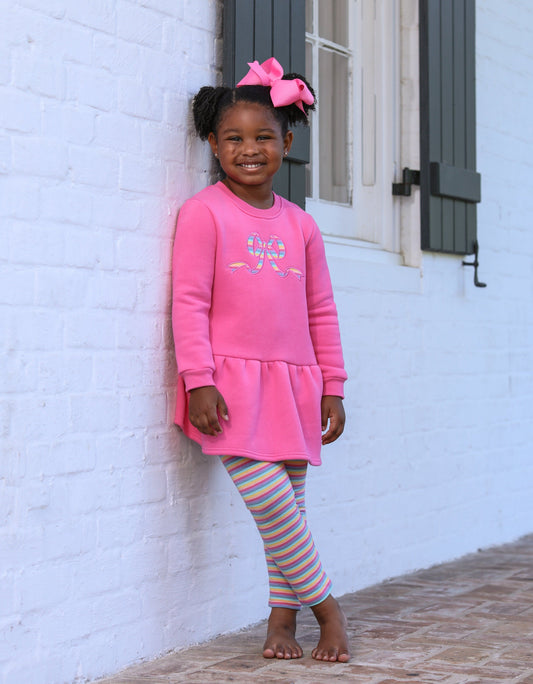 Bow Tunic Sweatshirt Set by Trotter Street Kids
