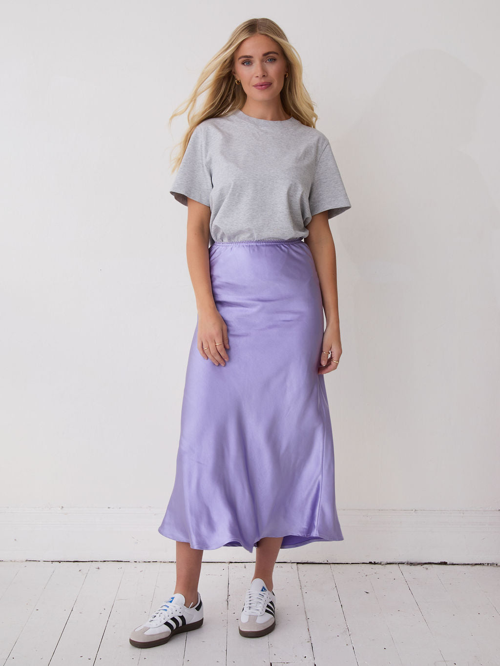 Angel Lilac Midi Skirt