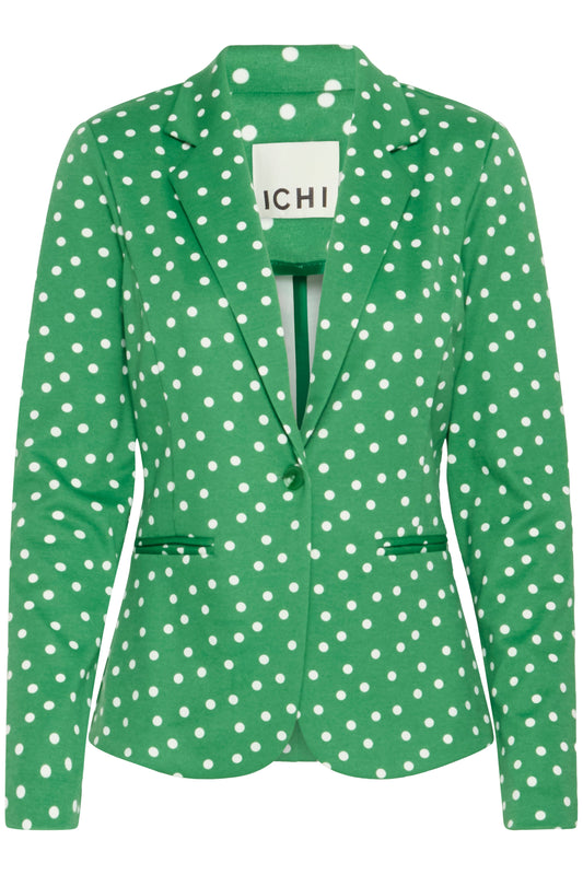 Ihkate Polka Dot Blazer - Green