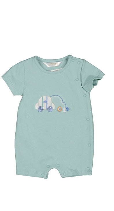 Jade Car Short Romper by Mayoral