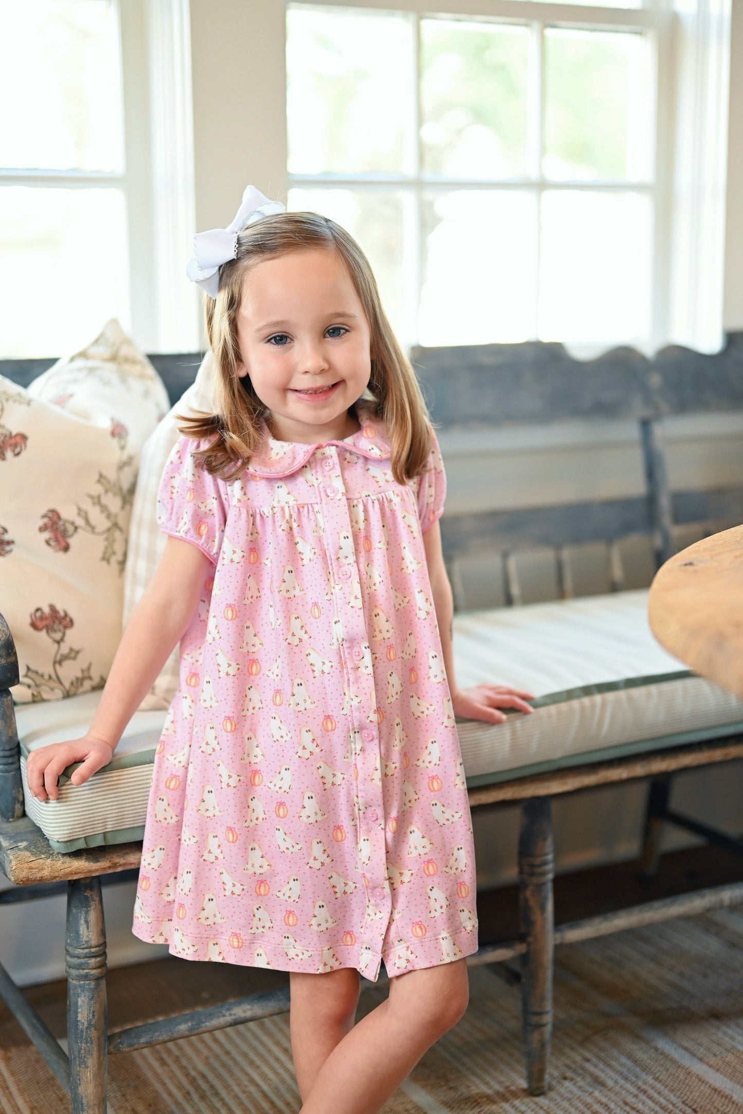 Whitley Knit Dress-Ghosts by James and Lottie