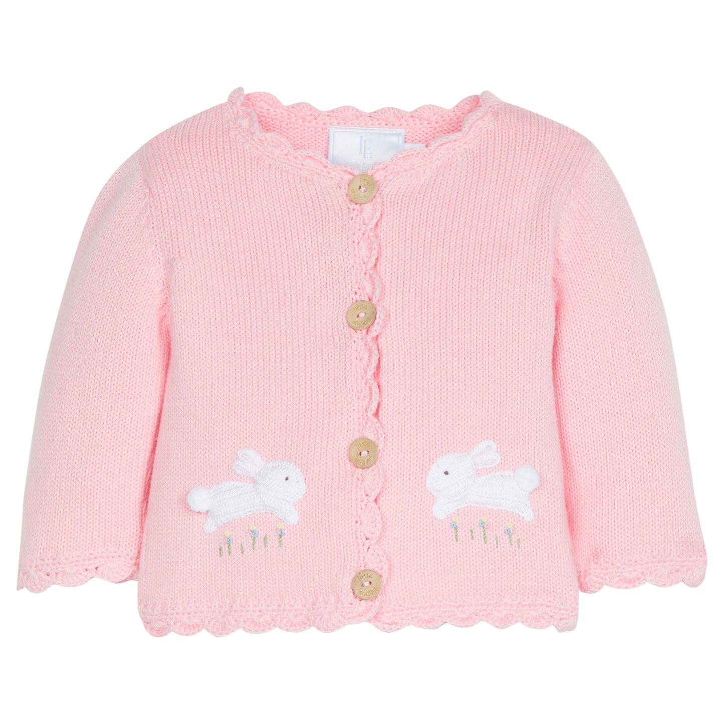 Crochet Sweater-Pink Bunny by Little English