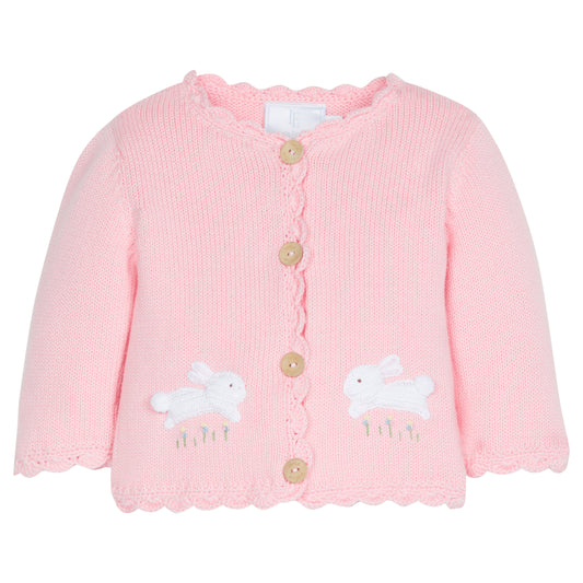 Crochet Sweater-Pink Bunny by Little English