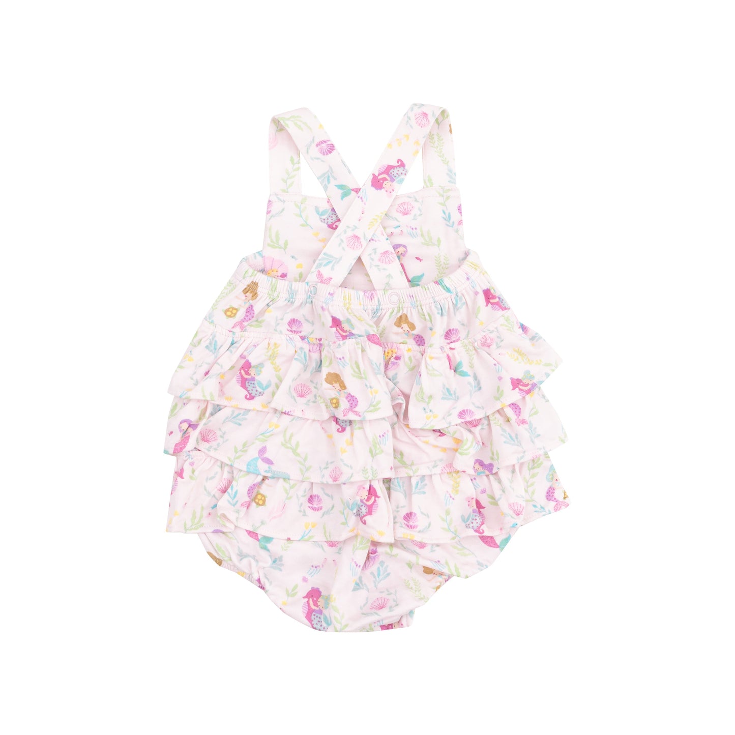 Mermaids Ruffle Sunsuit by Angel Dear