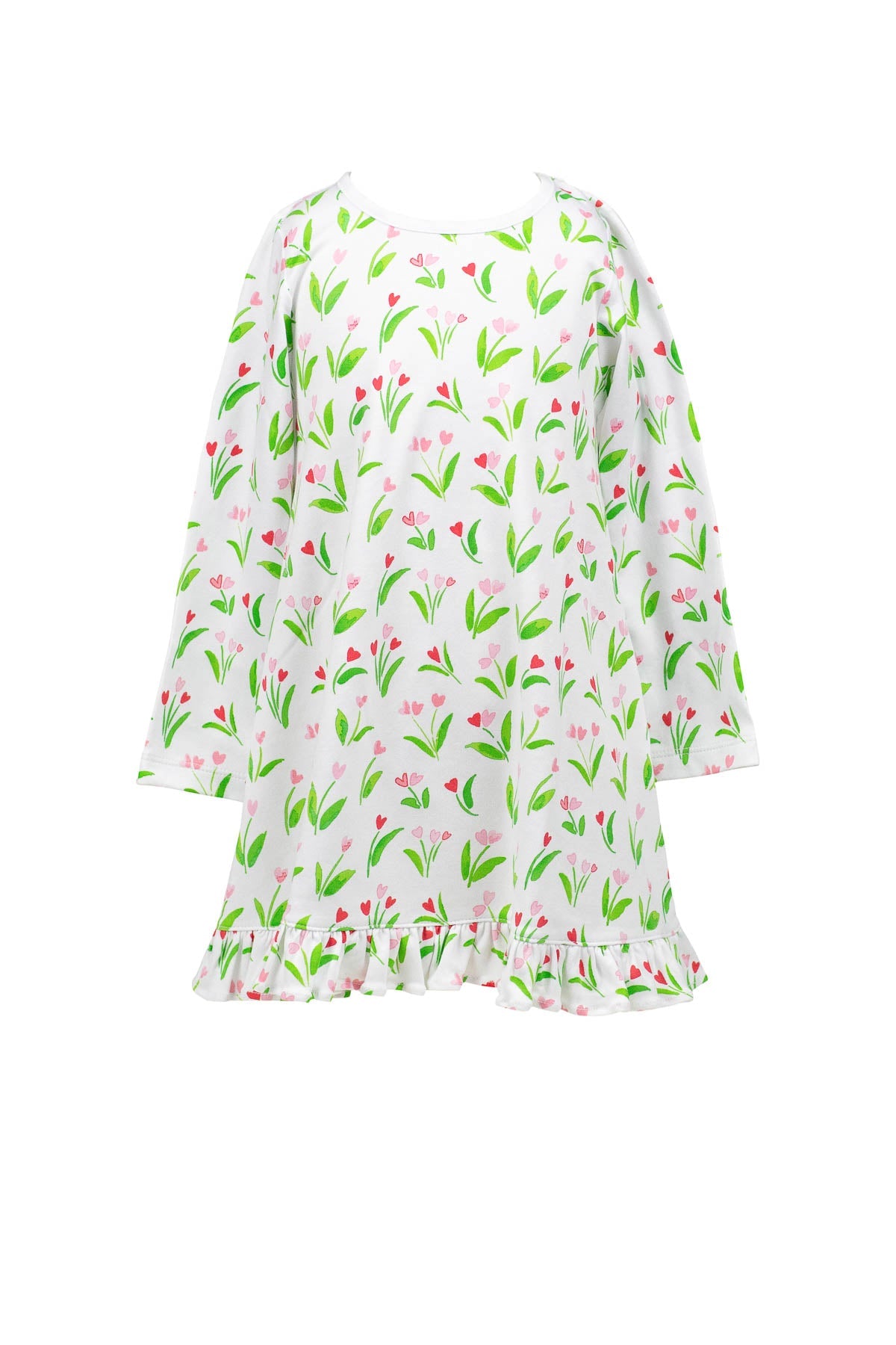 Heart Blooms Long Sleeve Playdress by the Proper Peony