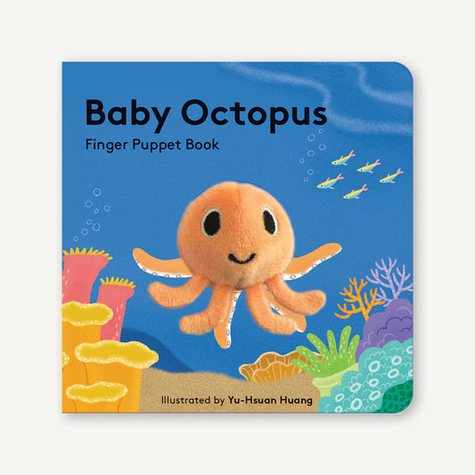 Baby Octopus Finger Puppet Chunky Board Book