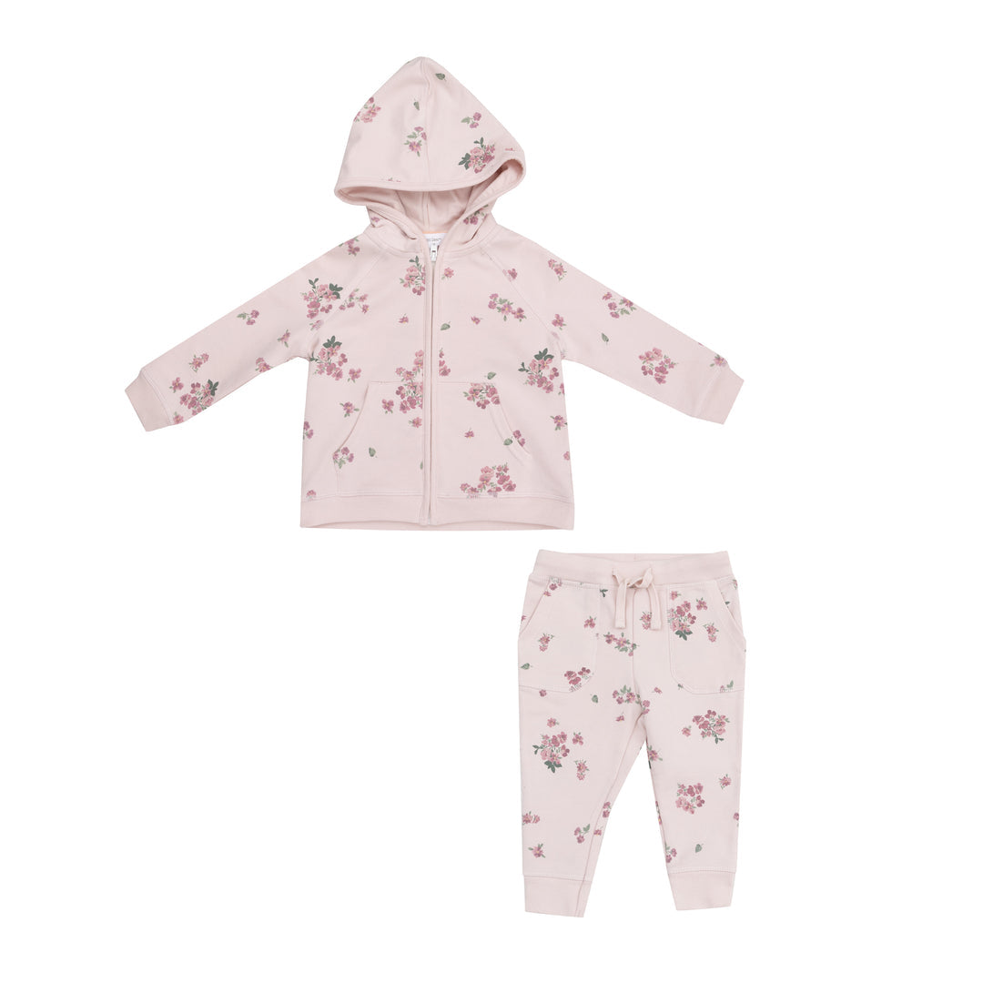 French Terry Woodsorrel - Zip Hoodie + Jogger by Angel Dear