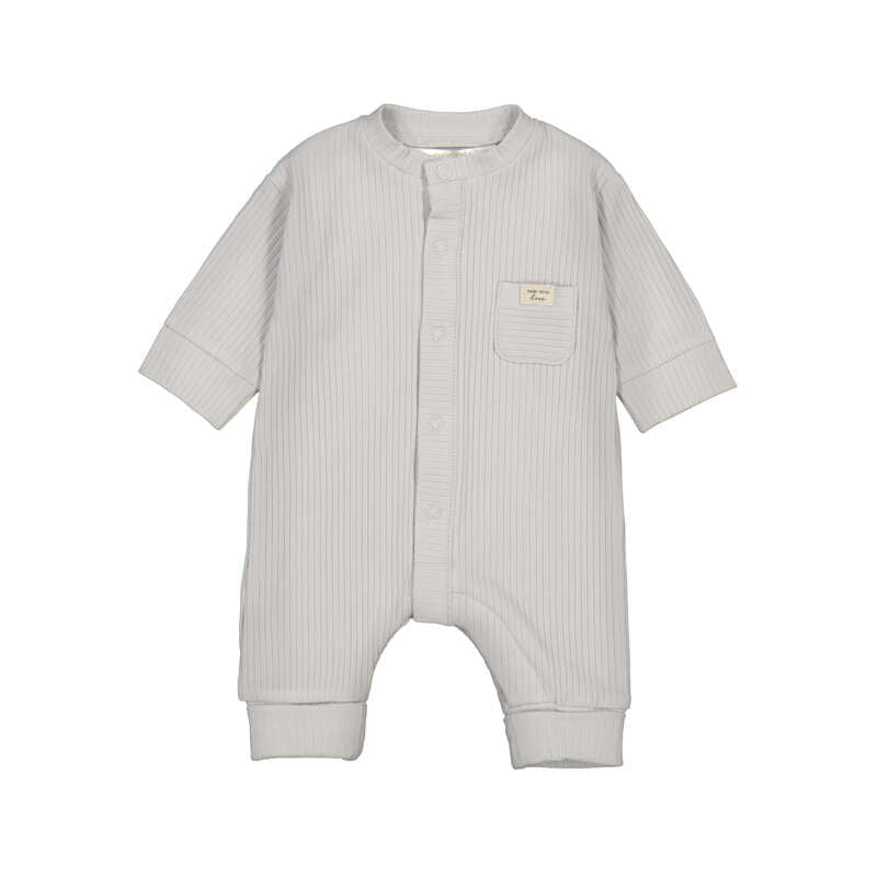 Welcome to the Family Silver Romper by Mayoral