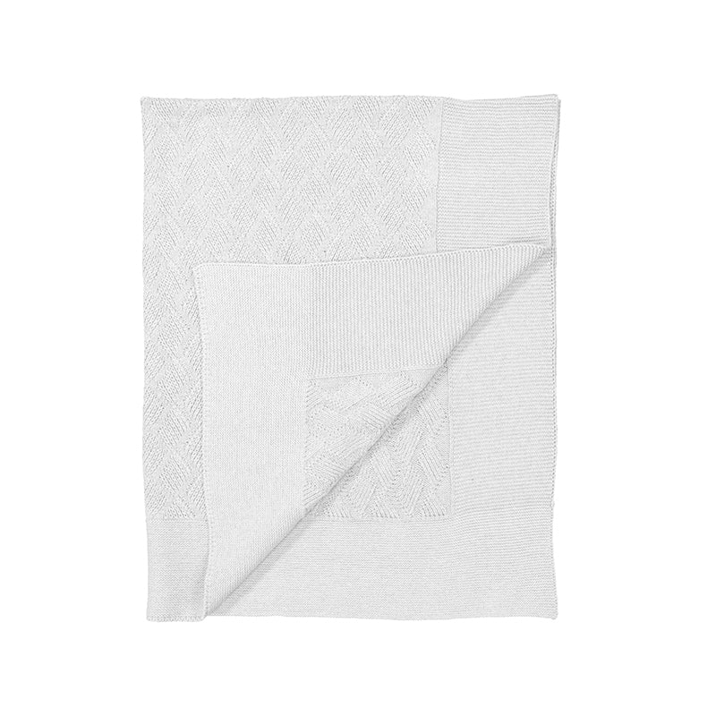 Natural Knit Cotton Blanket by Mayoral