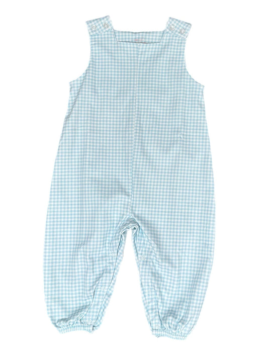 James Knit Longall -Blue Check by James and Lottie