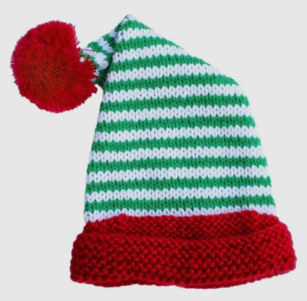Peppermint Twist Santa Hat