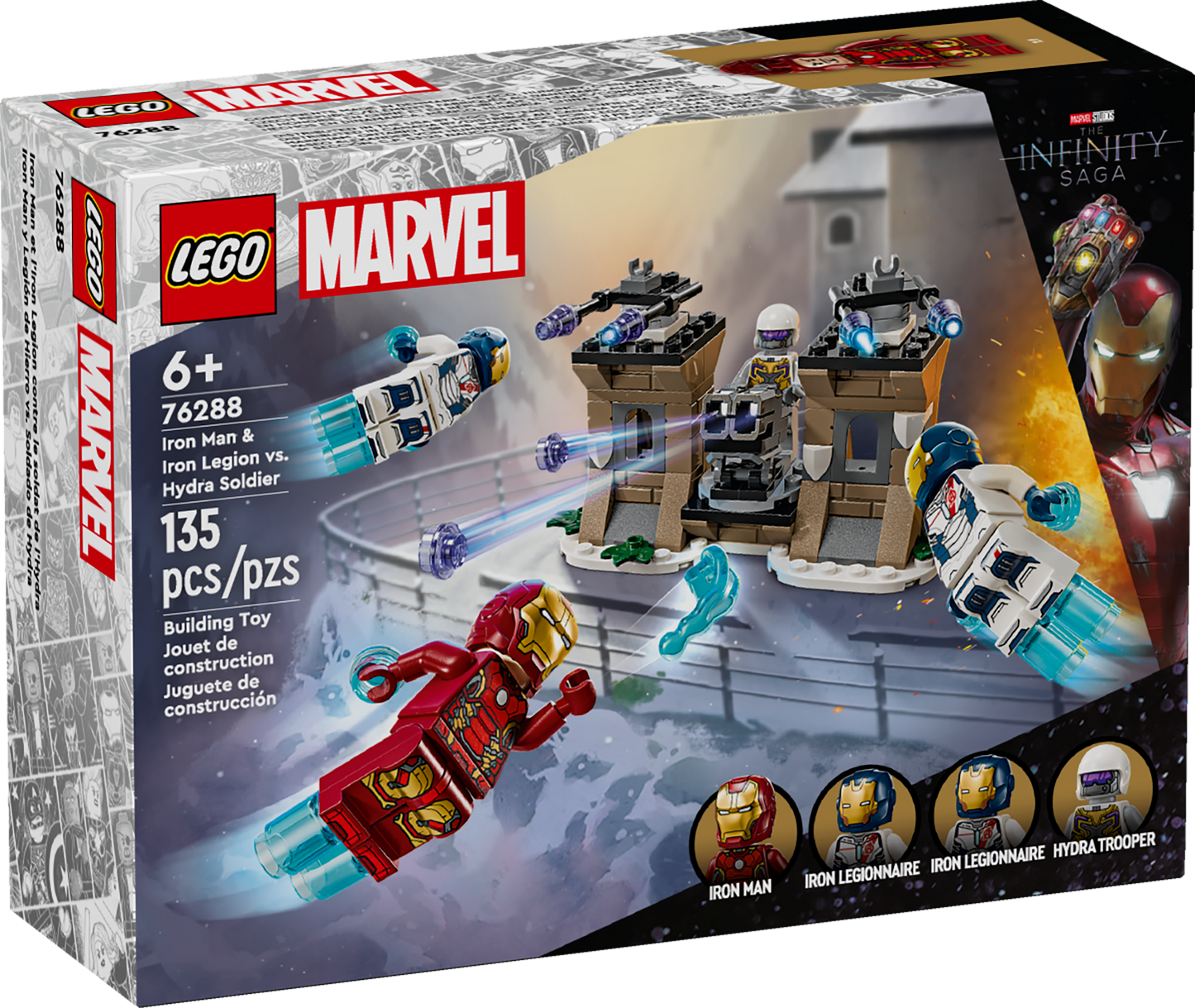 LEGO Iron Man & Iron Legion vs Hydra Soldier 76288 | Marvel