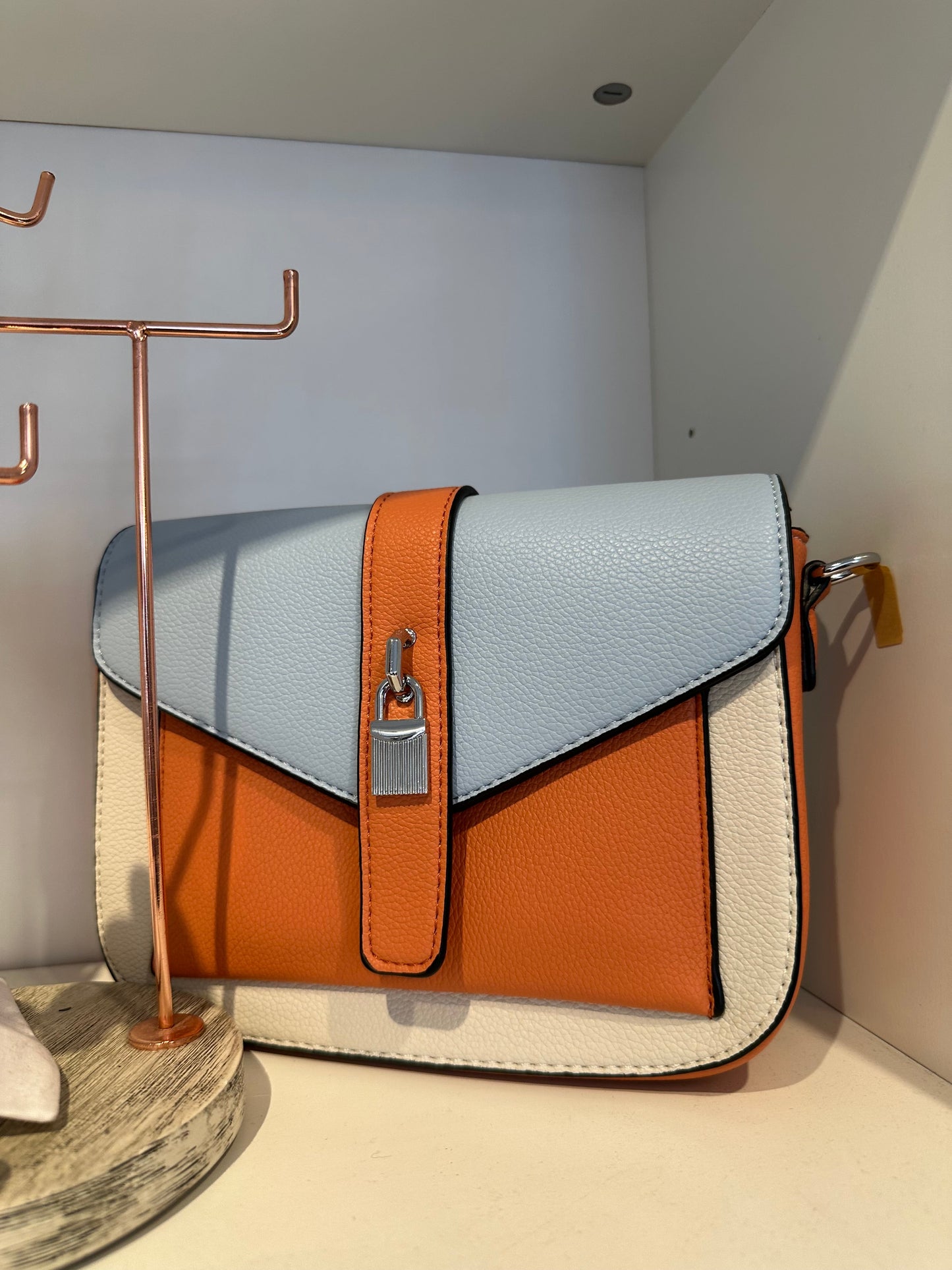 Colour Block Satchel