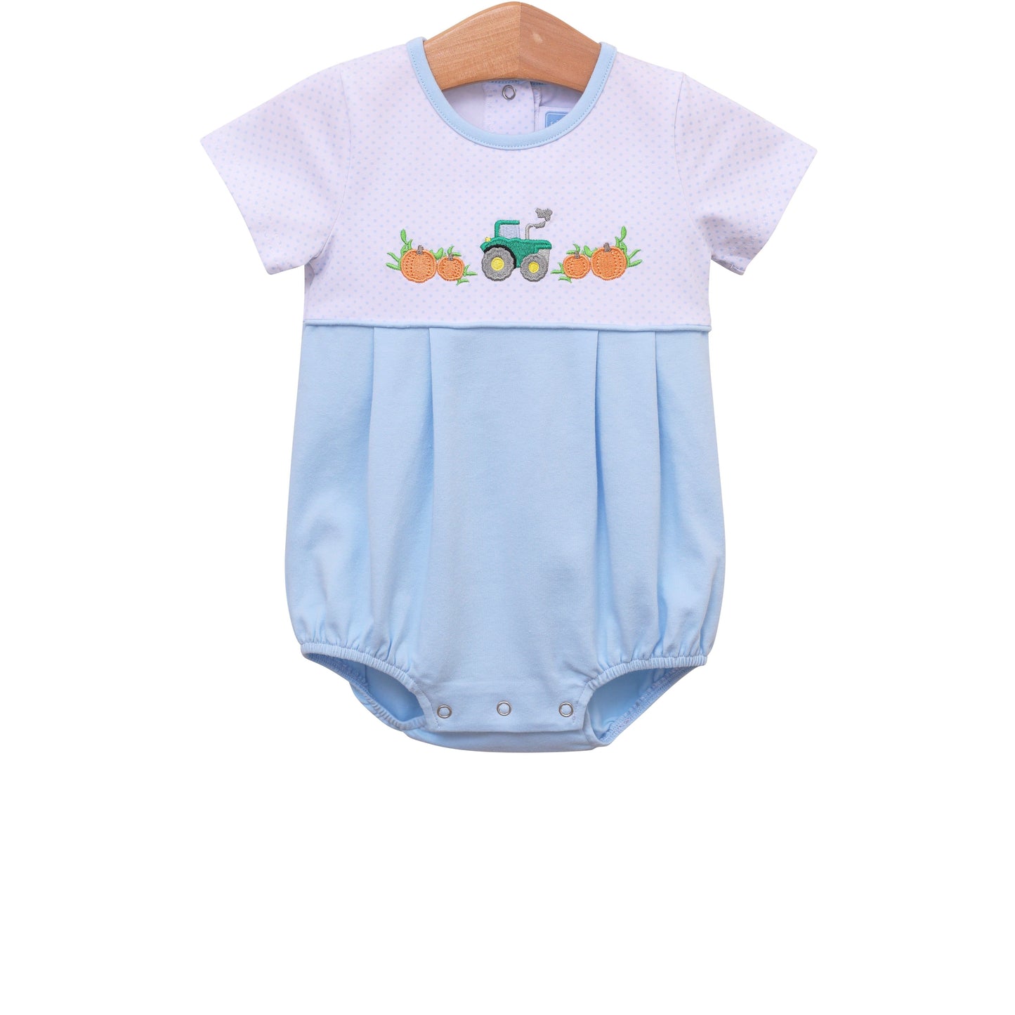 Pumpkin Embroidery Bubble by Trotter Street Kids